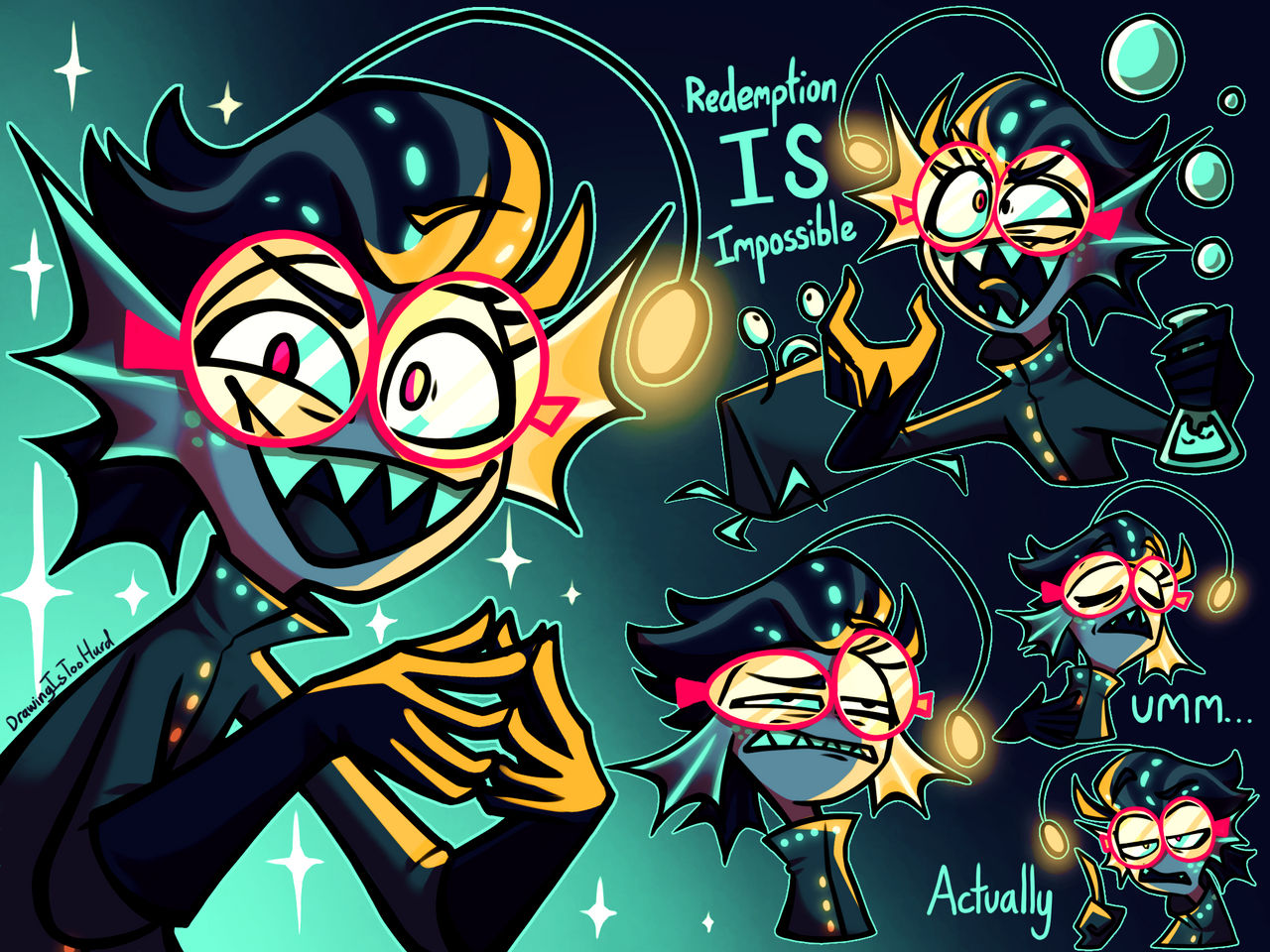 Baxter Hazbin hotel fanart by DrawingIsTooHard on DeviantArt