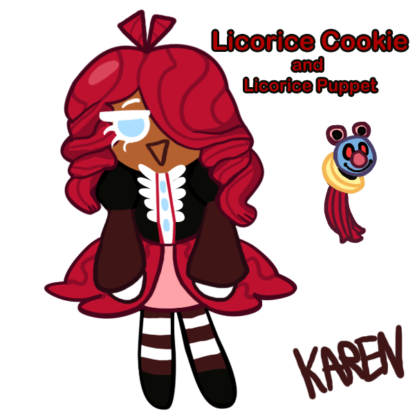 my oc cosplaying as licorice cookie! : r/GachaClub