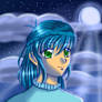 Azure girl mist