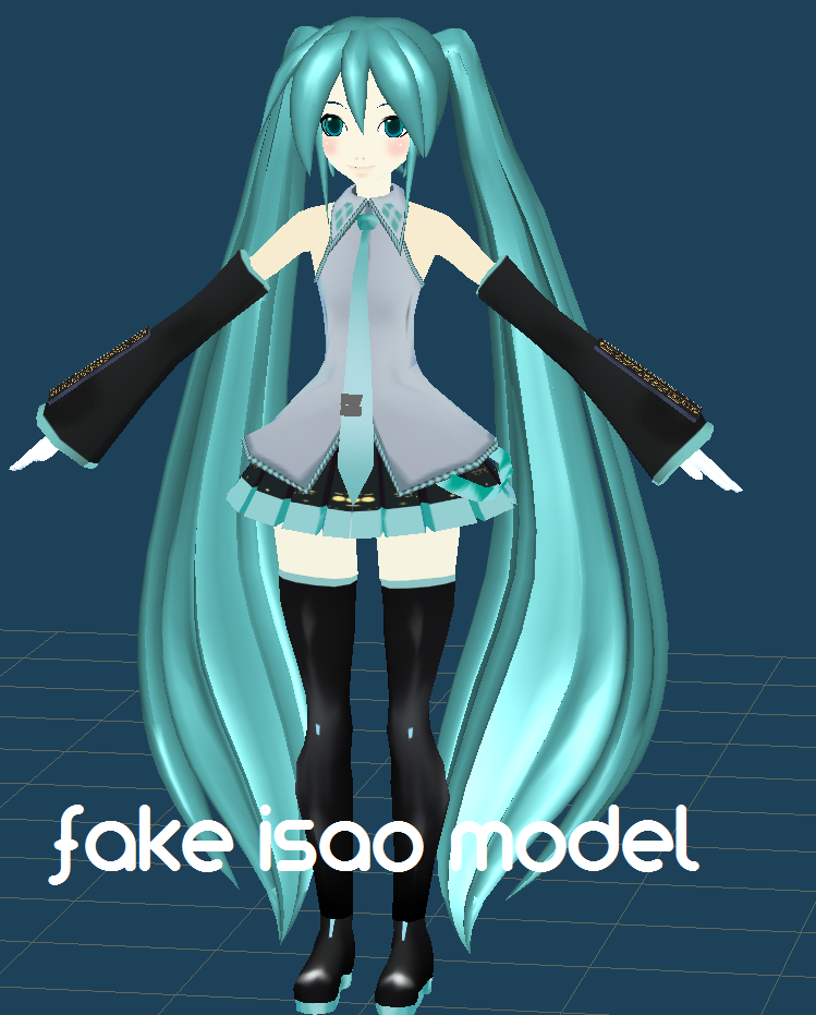 fake isao miku model