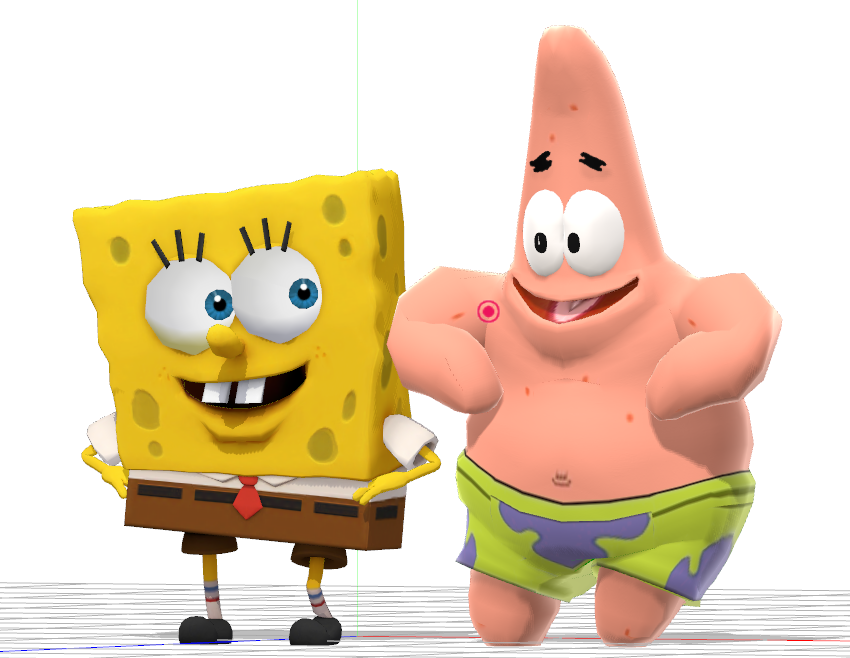 Patrick Rigged Model SpongeBob Patrick RIG Commission by chatterHEAD on DeviantArt