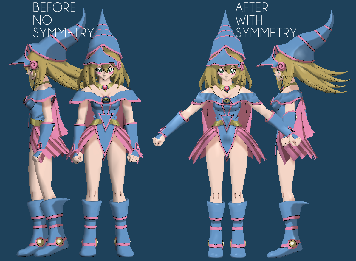 Model Symmetry Commission by chatterHEAD on DeviantArt Model Symmetry Commission by chatterHEAD on DeviantArt