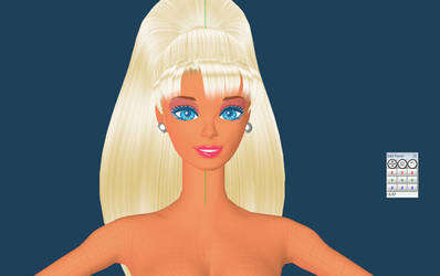 Barbie bangs