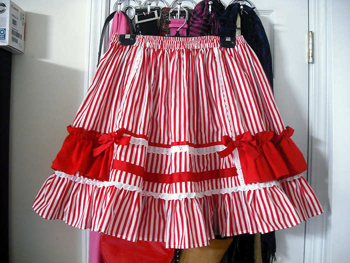 Candy Stripe skirt by Ayumui