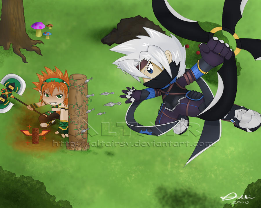 Battle in Trial Forest