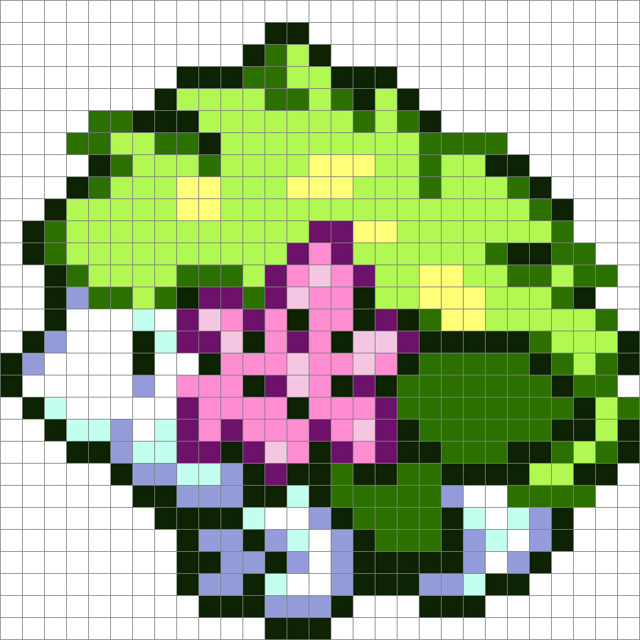 Shaymin Bead Pattern