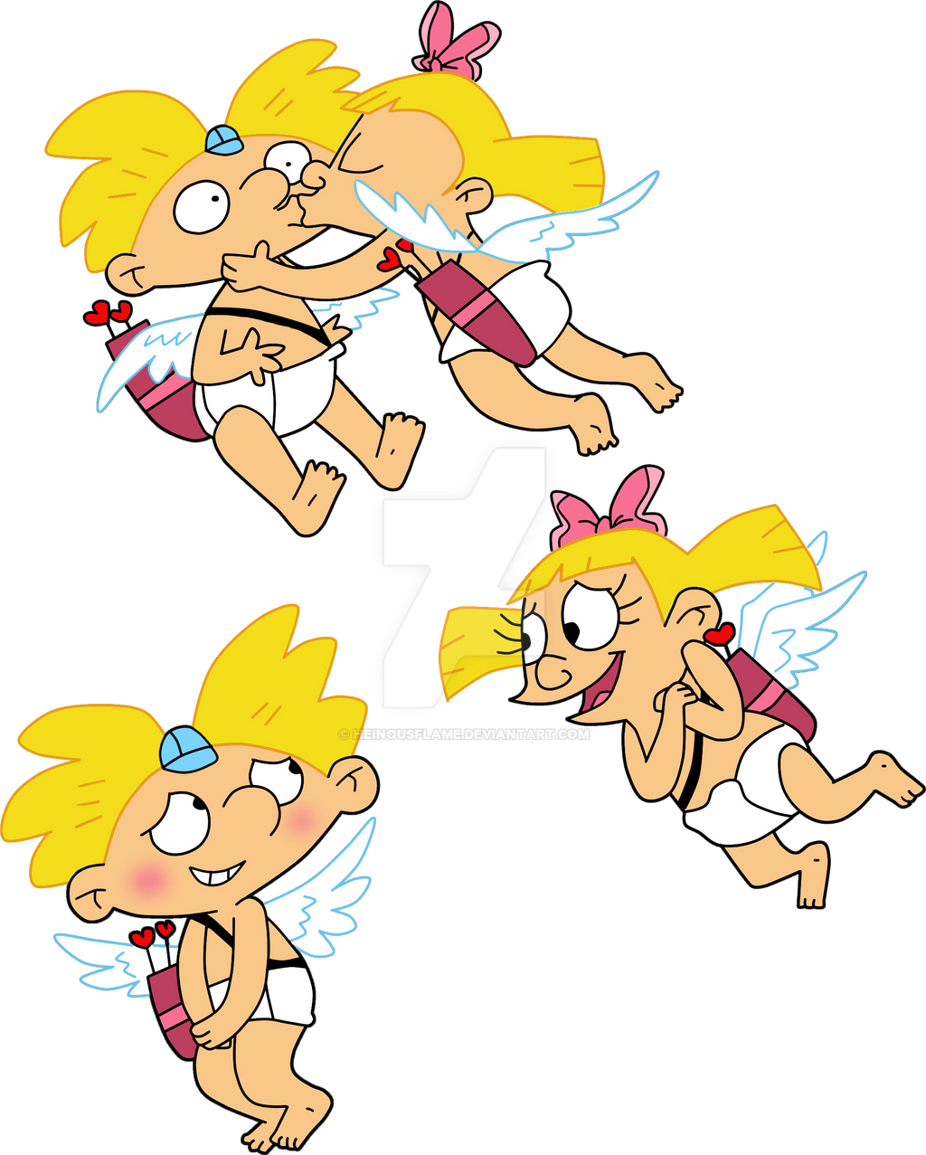 Arnold and Helga cupids