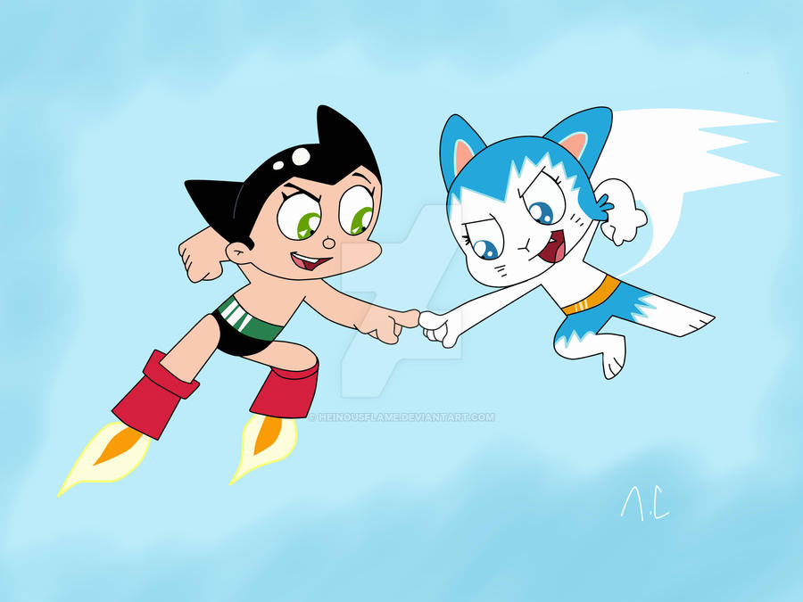 Astro Boy And Astro Kitty By Heinousflame On Deviantart Astro Boy And Astro Kitty By Heinousflame On Deviantart
