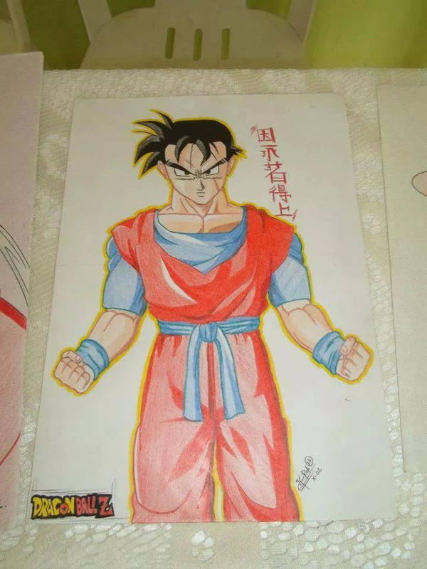 Gohan Writing gohan by krnike11 on DeviantArt