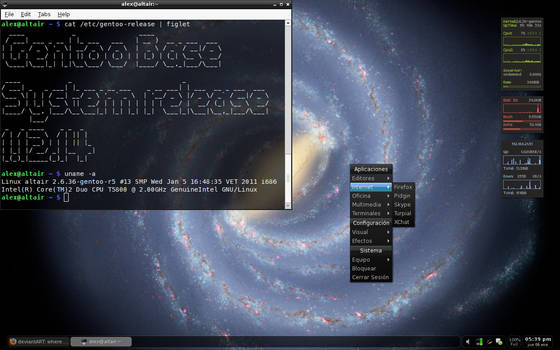 Gentoo OpenBox - ViaLactea