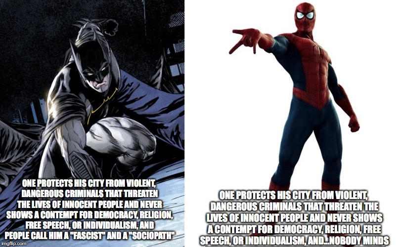 Example of hypocritical Batman Bashing by Spider-Bat700 on DeviantArt