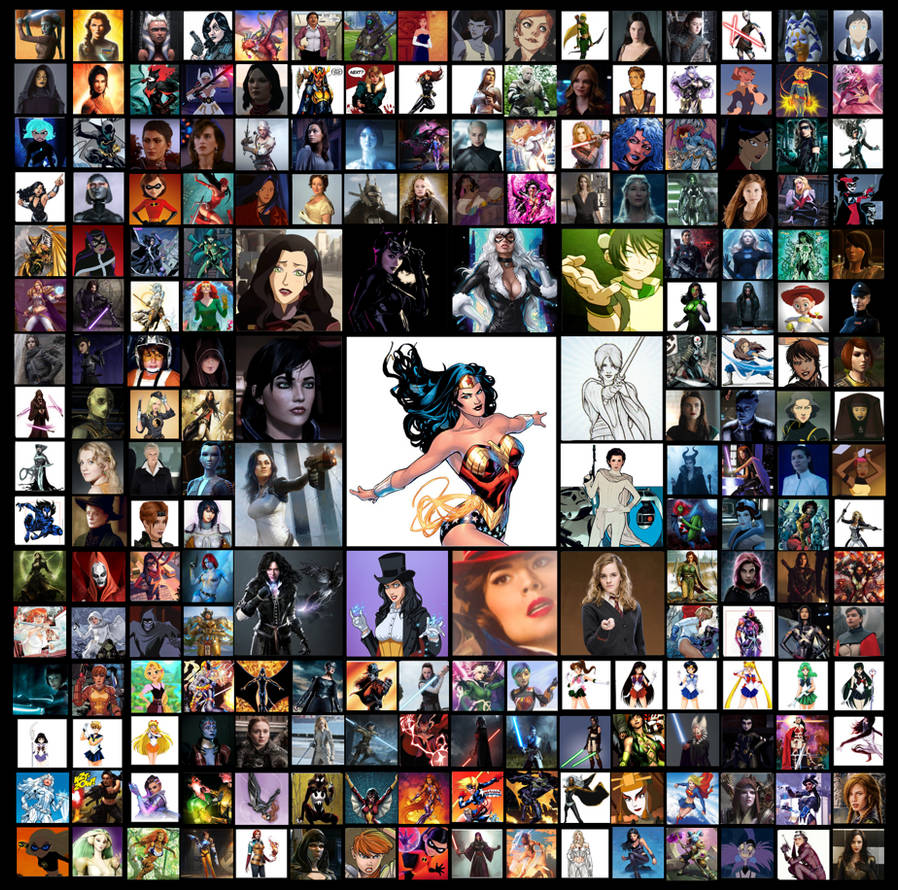 205 Favorite Female Characters by Spider-Bat700 on DeviantArt