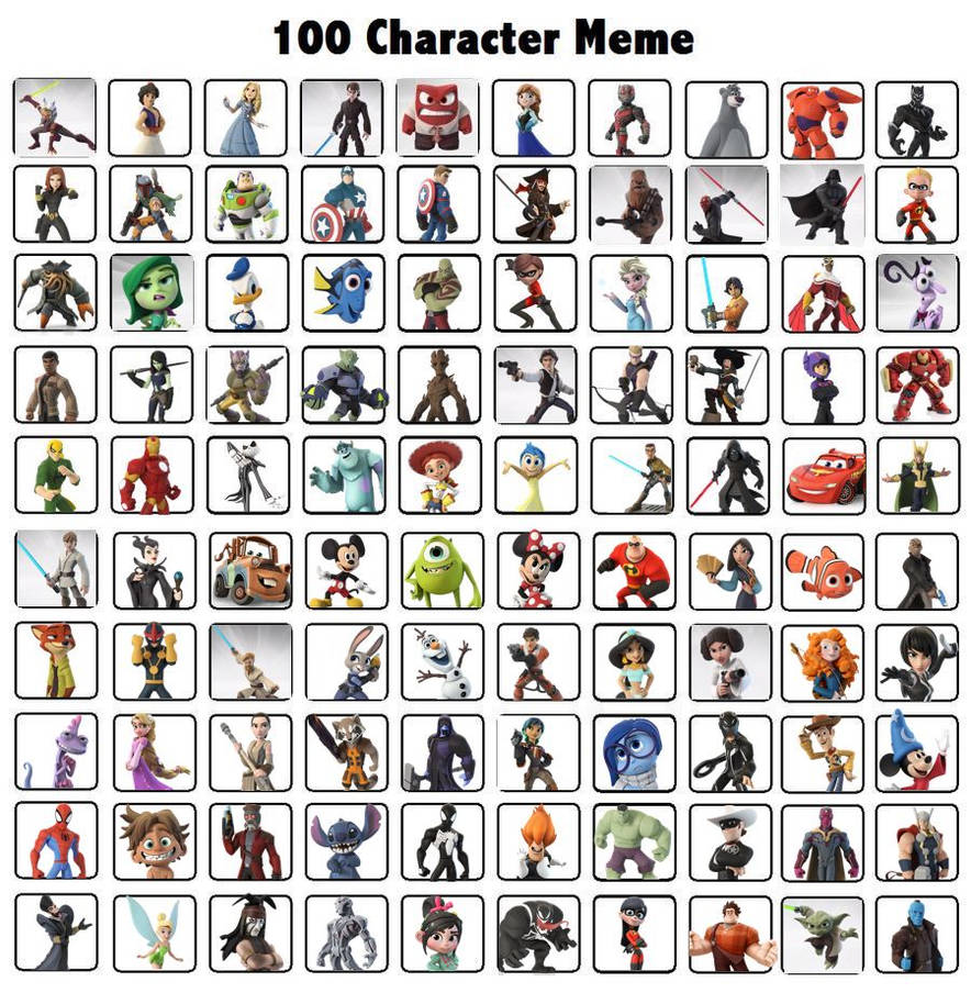 100 Disney Infinity Characters by Spider-Bat700 on DeviantArt