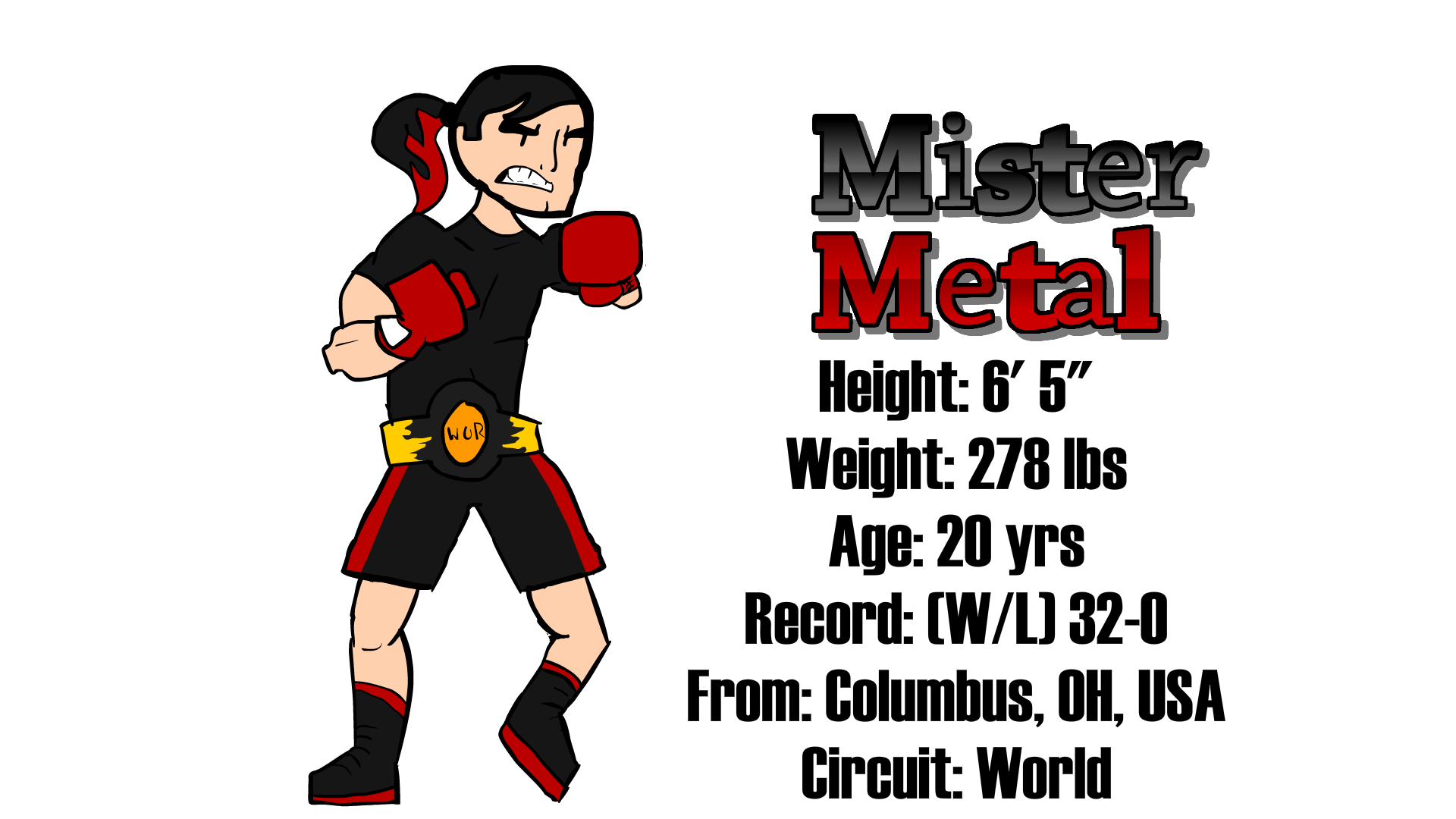 Punch-Out!! OC: Mister Metal