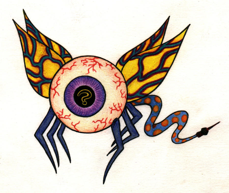 Flying Eyeball By Misterwackydoodle On Deviantart