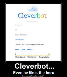 ::Even Cleverbot likes the hero:: by XxStrawberryQueenxX