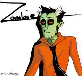 Zombie from HiNaBN - doodle