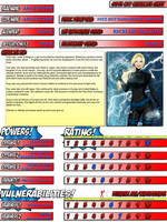 Anya Storm - Super City Character Sheet