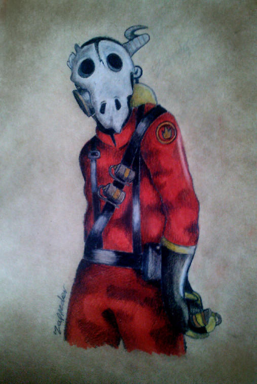 Pyromancer's mask by Zappedy on DeviantArt