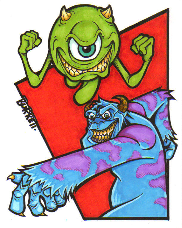 Monsters Inc. by Burke73 on DeviantArt