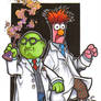 Bunsen and beaker