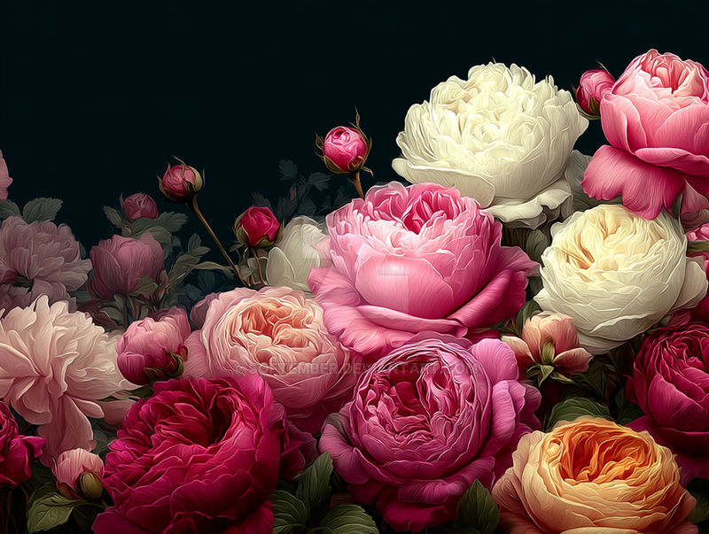 Traitional Roses Oldfashioned Heirloom- of Roses and Love by softember on DeviantArt