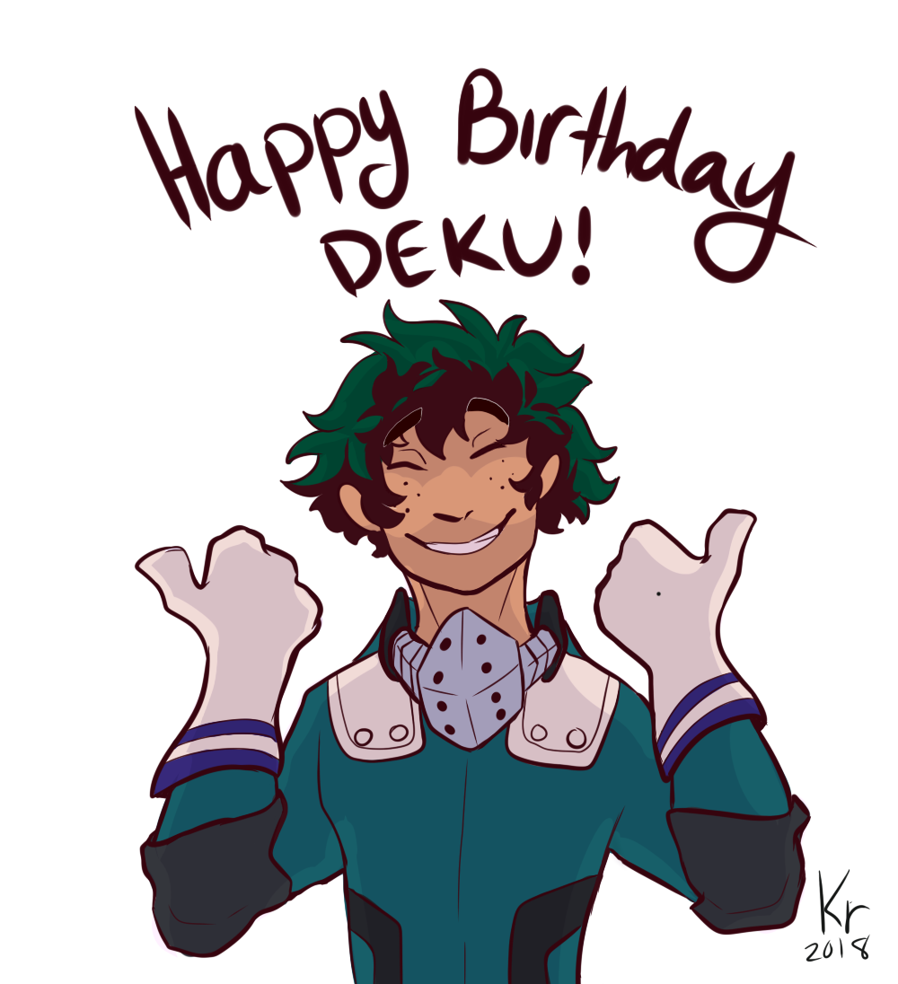 Deku's Born Day by raikeiro on DeviantArt