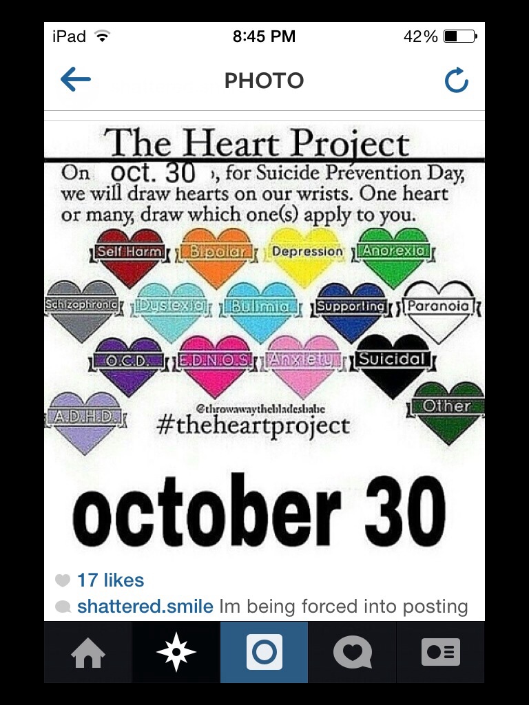 The Hearts project October 30th 2014