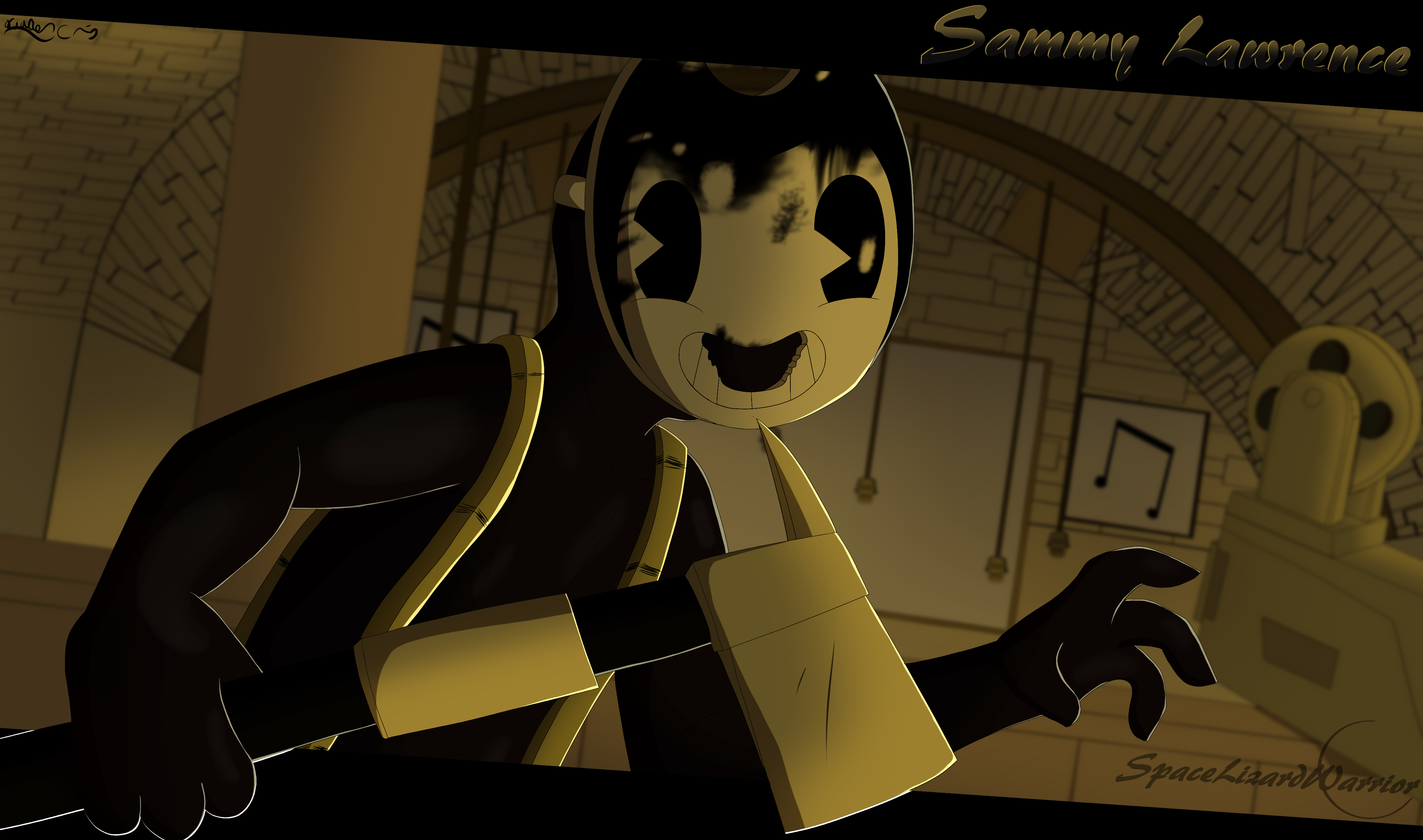 Sammy Mask Bendy And The Ink Machine: Sammy Lawrence by SpaceLizardWarrior on ...