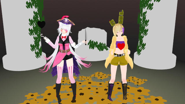 FnafTale mmd Springtrap Mangle(TheFlauwy-Flower) by TheFlauwy-Flower on ...