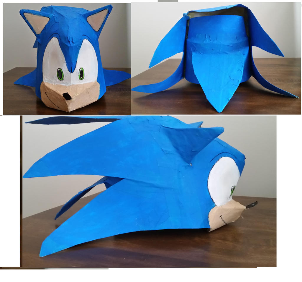 Sonic papercraft - Sonic Boom Version by augustelos on DeviantArt