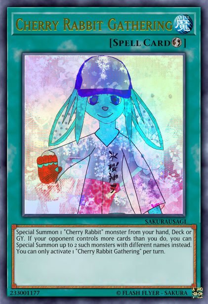 Cherry Rabbit Gathering by Flash-Flyer-Sakura on DeviantArt