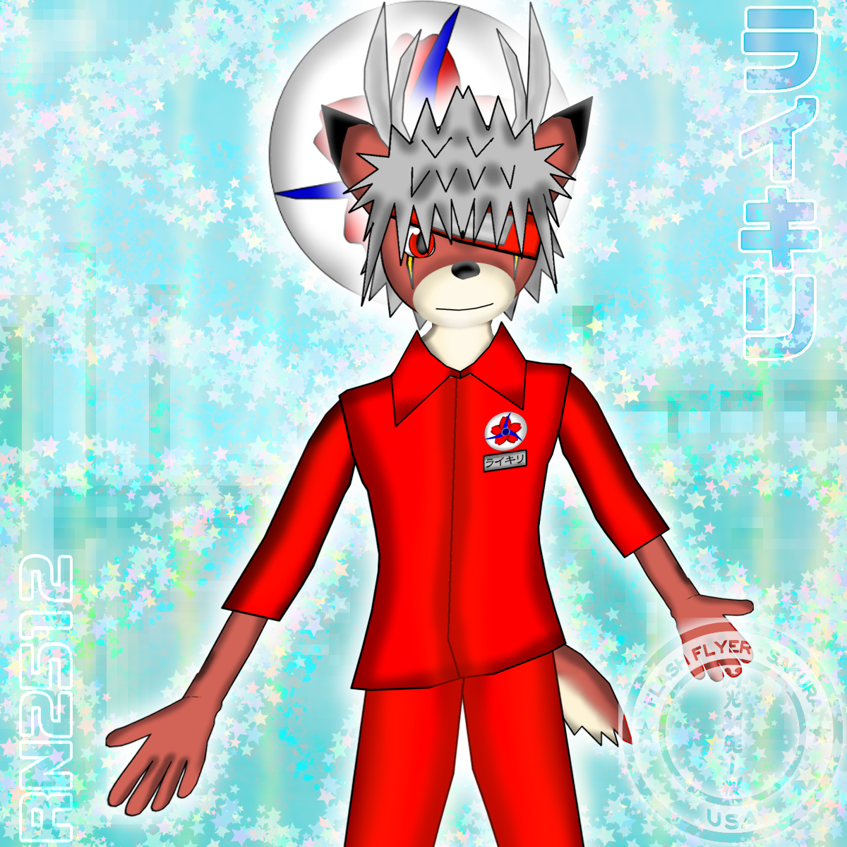 Raikiri the Skyflash Reindeer (Kakashi version)