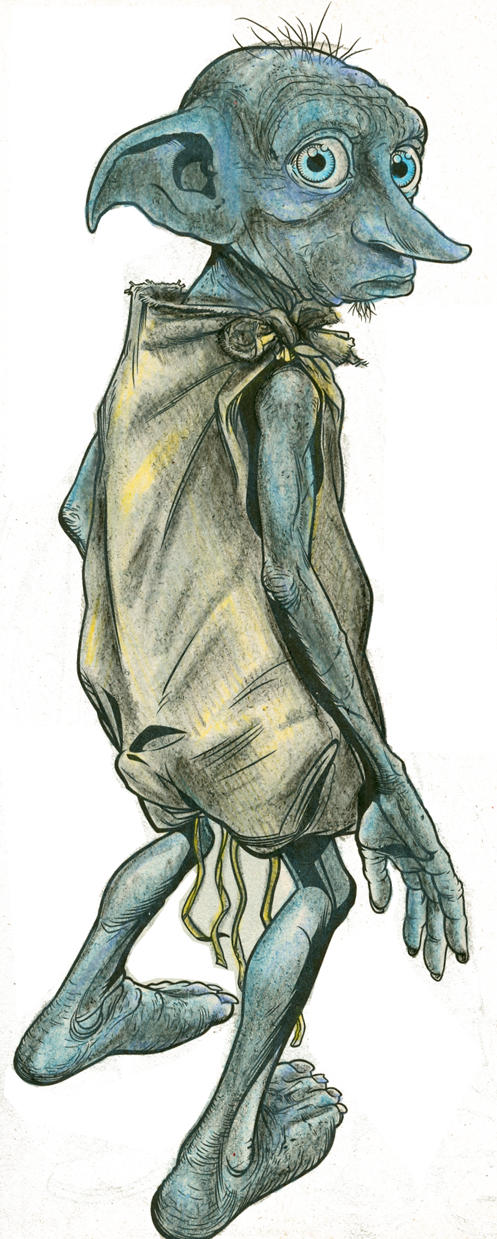 Coloring Book: Dobby by The-Crayon-Guru on DeviantArt