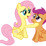 Fluttershy and Scoots