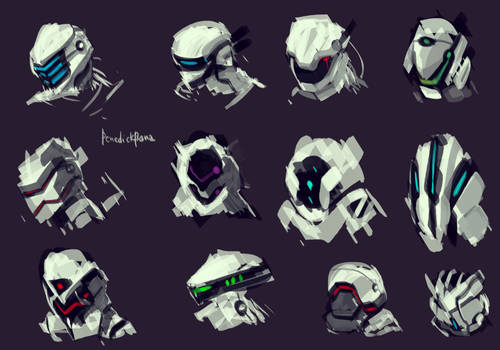 Helmet Set no.3 concept design.