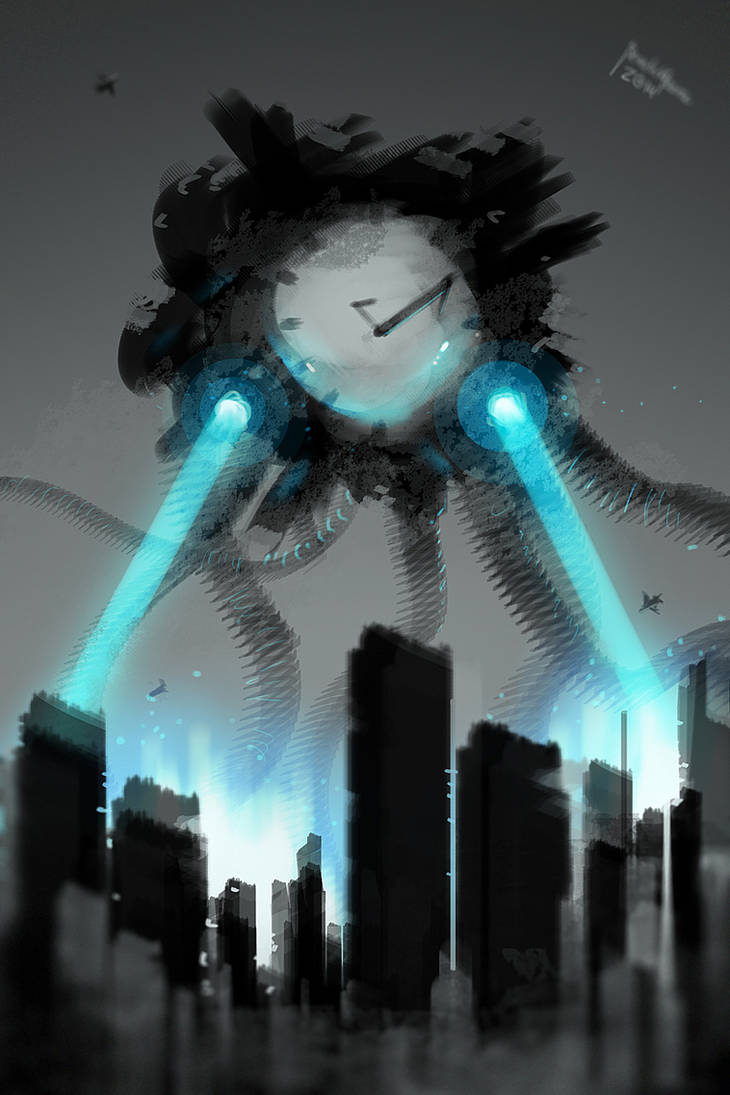 Attack Clock Attack of the Giant Clock by benedickbana on DeviantArt