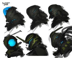 mechanized Helmet design set