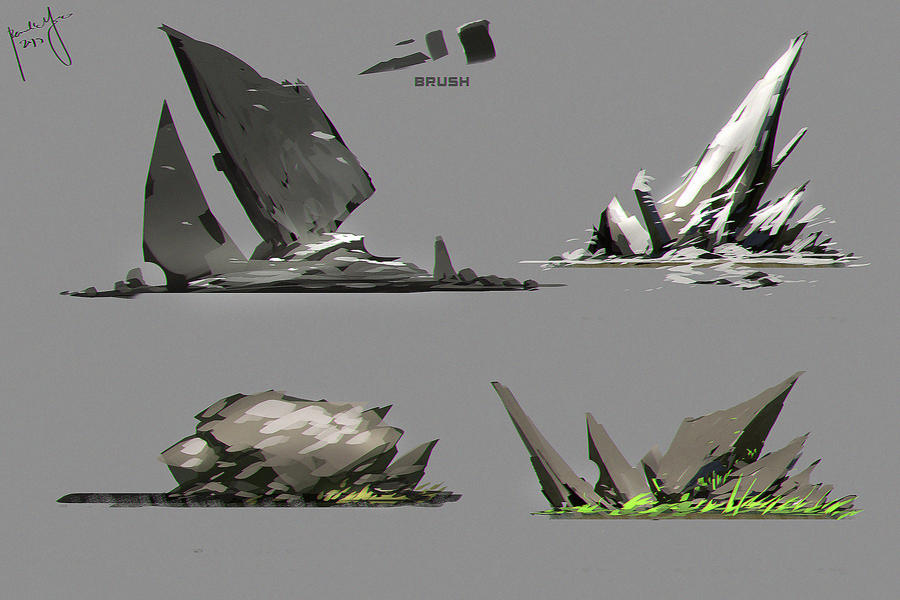 5 Rocks Concept Rock Concept Designs by benedickbana on DeviantArt