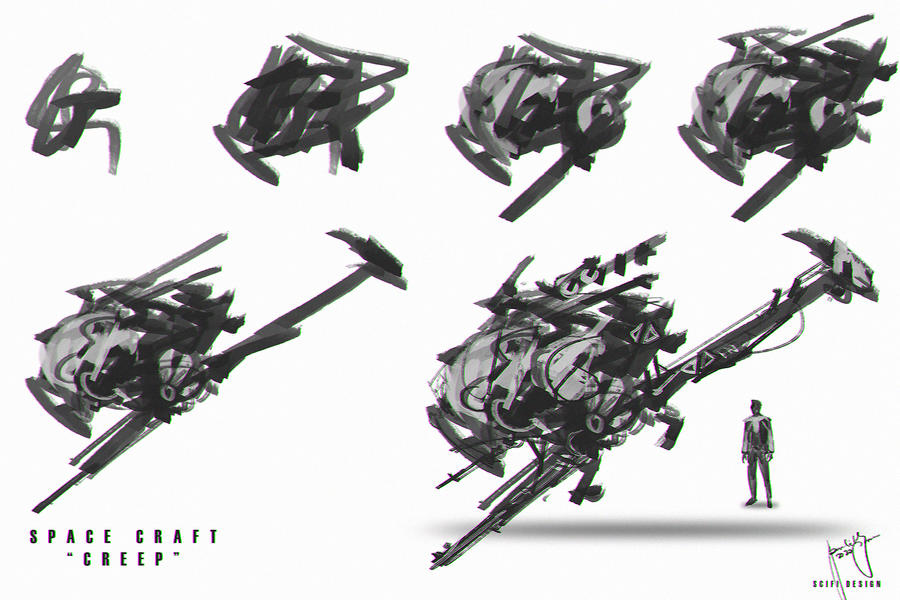 Space Craft Design by benedickbana on DeviantArt