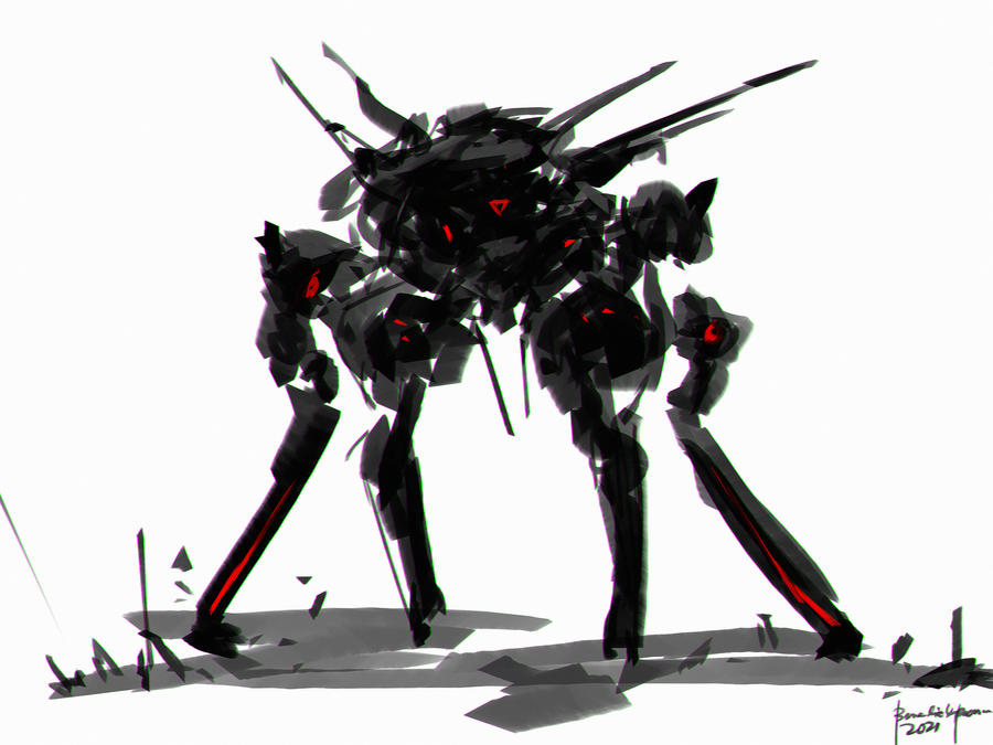 Deviantart Mecha Speedpainting Mecha Concept by benedickbana on DeviantArt