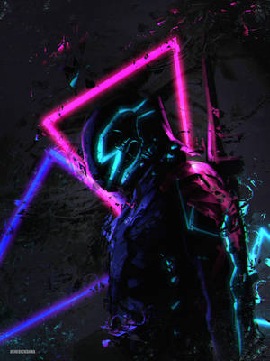 Neon Night Assassin by benedickbana