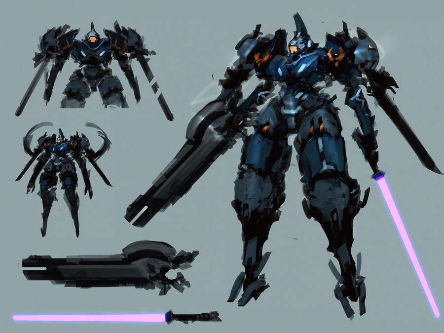 Mech design by benedickbana on DeviantArt