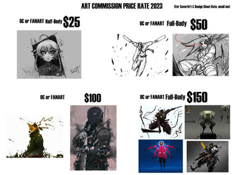 Art Commission 2023 Sale Update