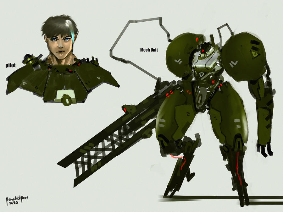 Mecha Design Concept by benedickbana on DeviantArt