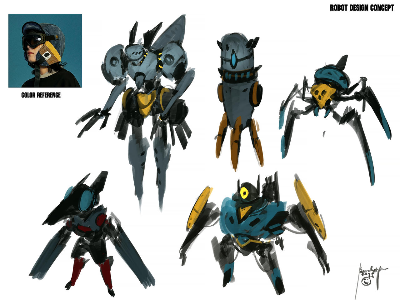 Quick Robot Design Concept by benedickbana on DeviantArt