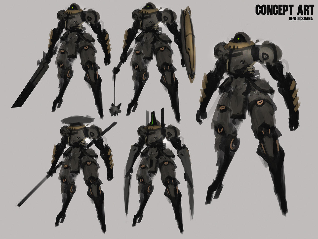 Mech Back Side Mech Concept by benedickbana on DeviantArt