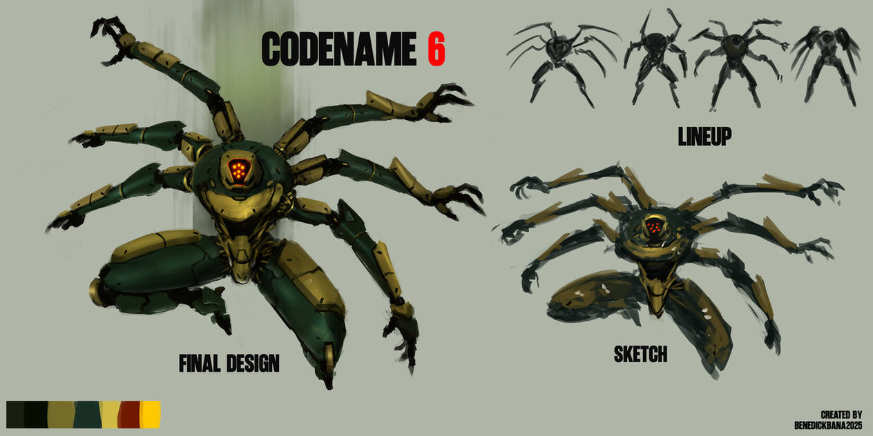 Character Design Concept Codename 6 by benedickbana on DeviantArt