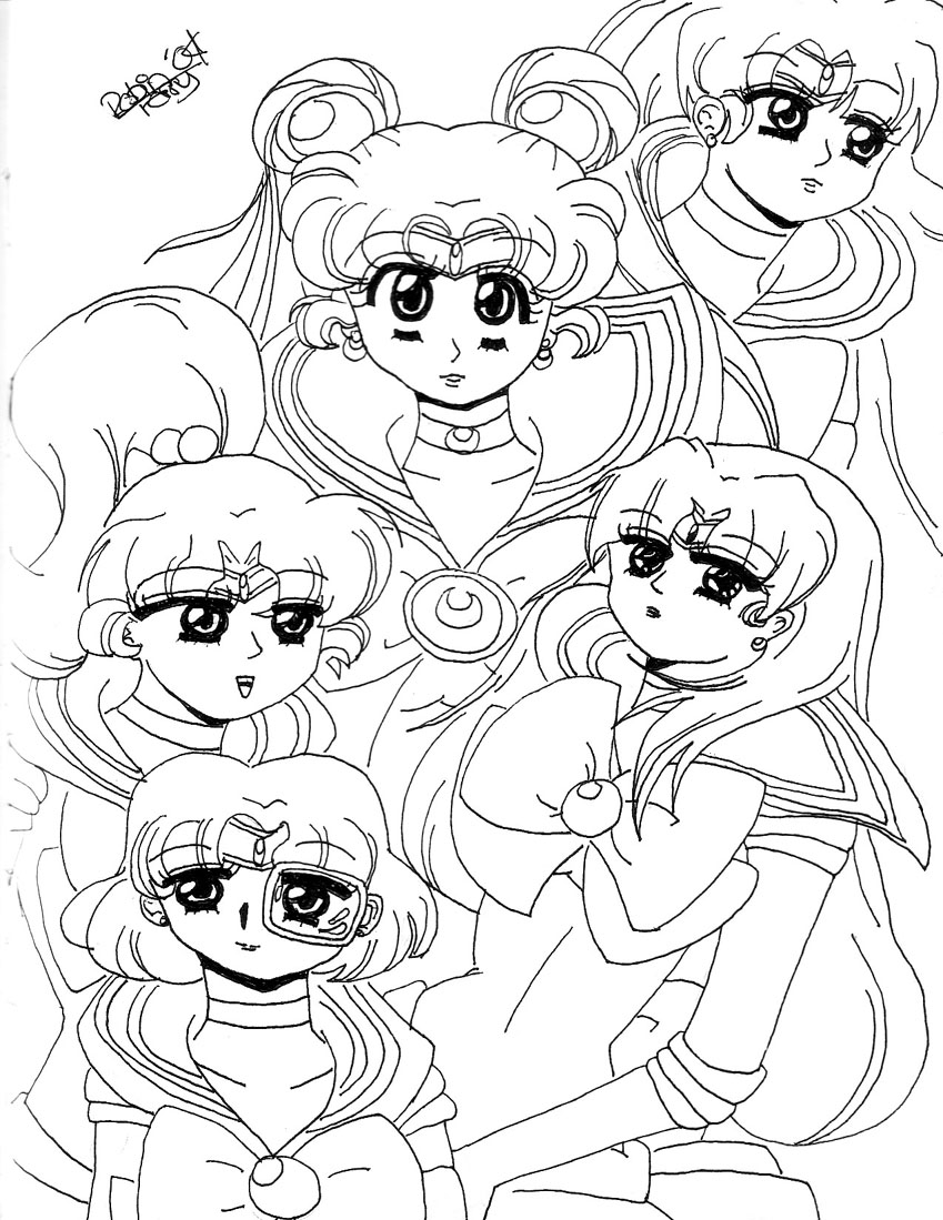 Sailor Moon and the others