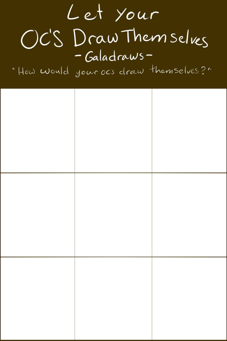 Let Your Ocs Draw Themselves Template By Scribblin On Deviantart Let Your Ocs Draw Themselves Template By Scribblin On Deviantart